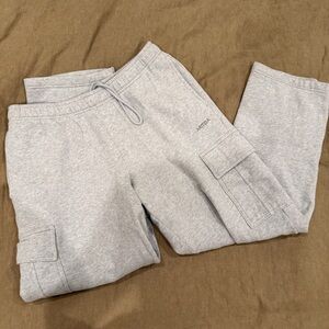 Artizia Heathered Grey Straight Leg Sweatpants
